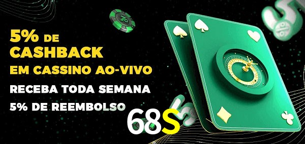 Promoções do cassino ao Vivo 68S